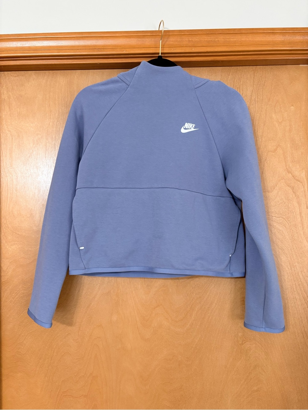Nike Periwinkle Crew Sweatshirt with White Swoosh